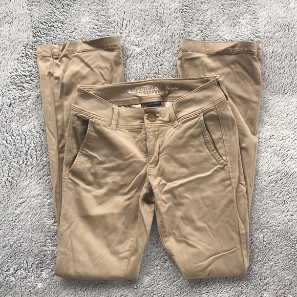 american eagle girl khaki pants